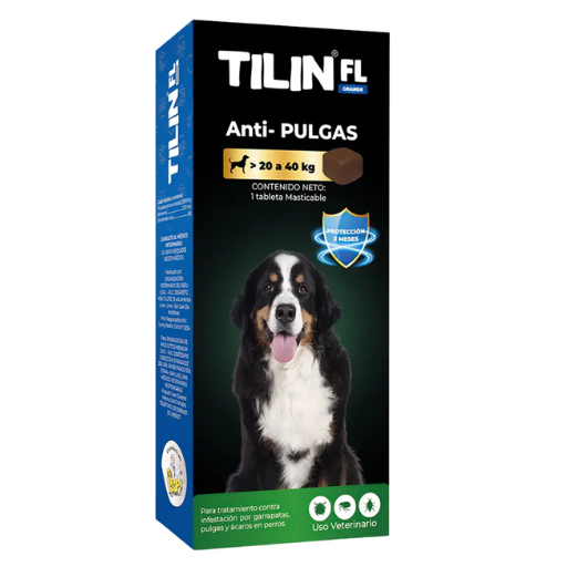 Tilin 20 A 40kg Antipulgas Con Hepatoprotector